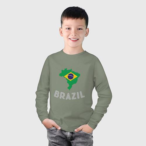 Детские футболки с рукавом Сборная Бразилии
