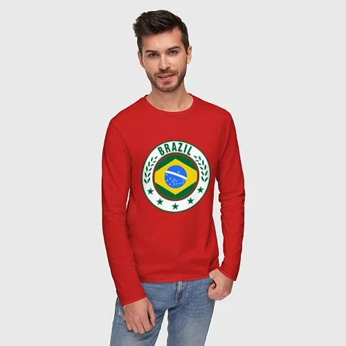 Мужские футболки с рукавом Сборная Бразилии