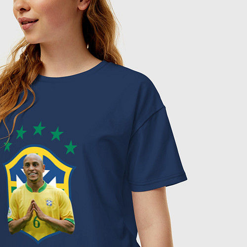 Женские футболки оверсайз Сборная Бразилии