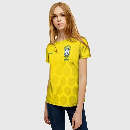 Женские Футболки Сборная Бразилии