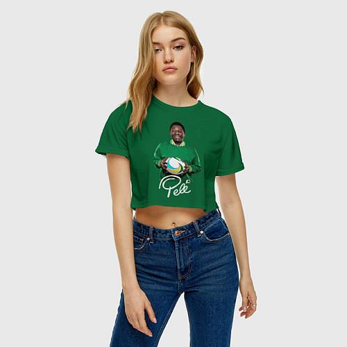 Женские укороченные футболки Сборная Бразилии