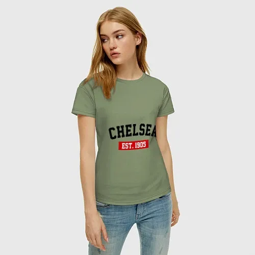 Женские хлопковые футболки Челси