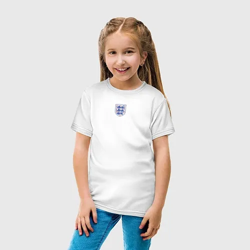 Детские хлопковые футболки Сборная Англии