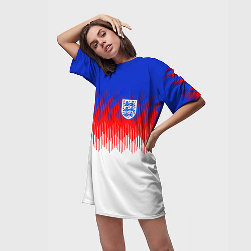 Женские 3D-футболки Сборная Англии