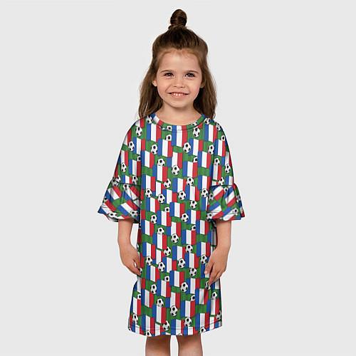 Платья укороченные Сборная Франции