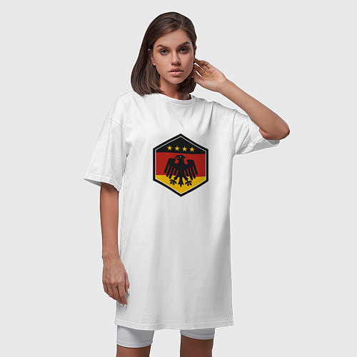 Женские длинные футболки Сборная Германии