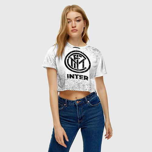Женские укороченные футболки Интер