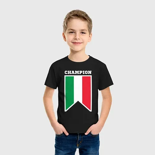 Детские хлопковые футболки Сборная Италии