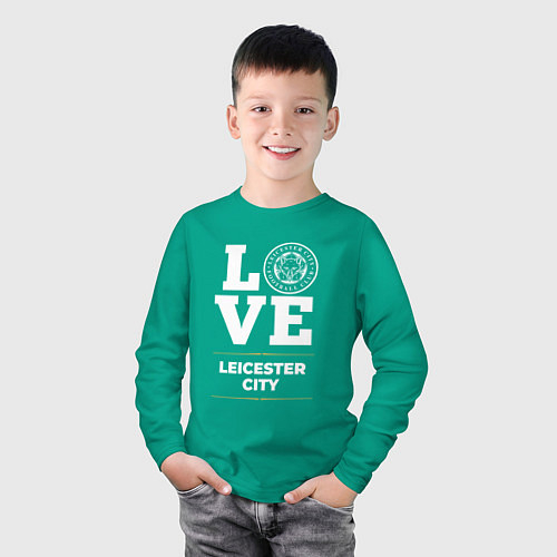 Детские футболки с рукавом Лестер Сити