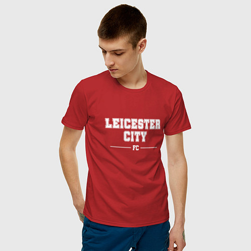 Мужские хлопковые футболки Лестер Сити