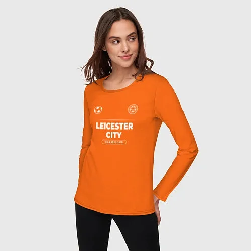 Женские футболки с рукавом Лестер Сити