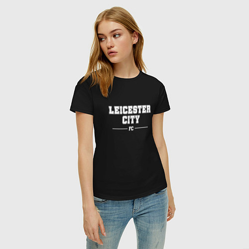 Женские хлопковые футболки Лестер Сити