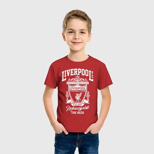 Детские хлопковые футболки Ливерпуль