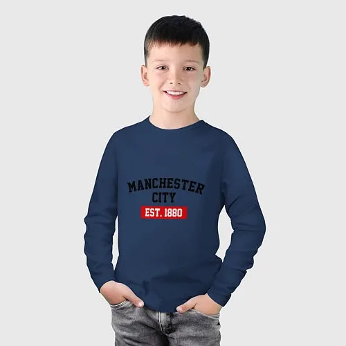 Детские Лонгсливы Манчестер Сити