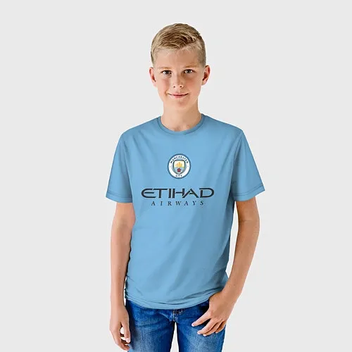 Детские 3D-футболки Манчестер Сити
