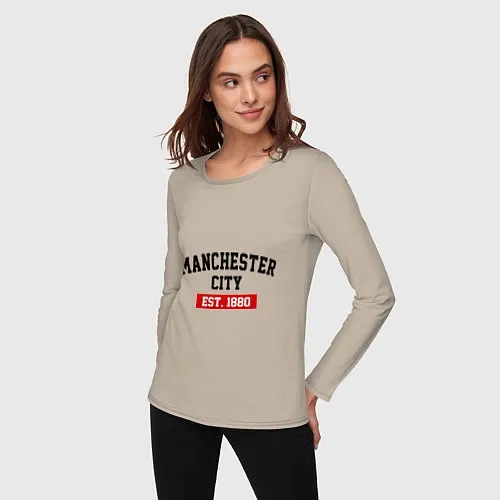 Женские футболки с рукавом Манчестер Сити