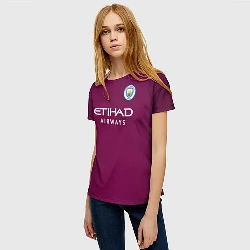 Женские 3D-футболки Манчестер Сити