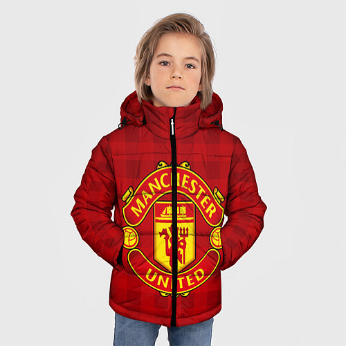 Детские куртки с капюшоном Манчестер Юнайтед