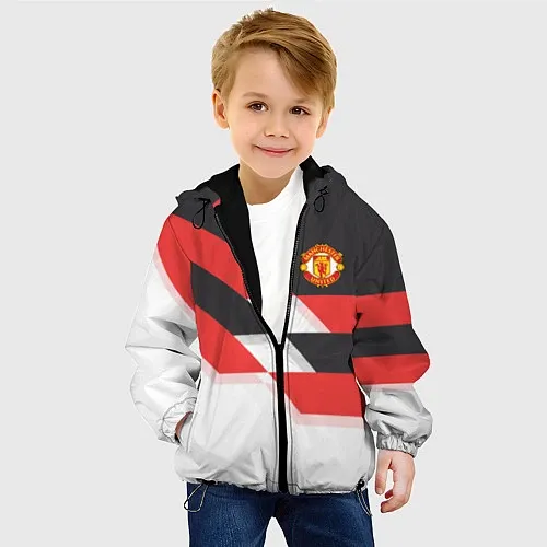 Детские куртки с капюшоном Манчестер Юнайтед