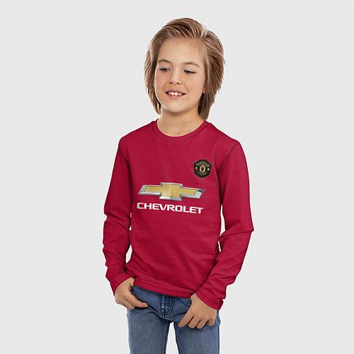 Детские футболки с рукавом Манчестер Юнайтед