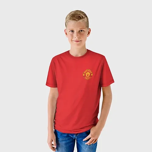 Детские 3D-футболки Манчестер Юнайтед