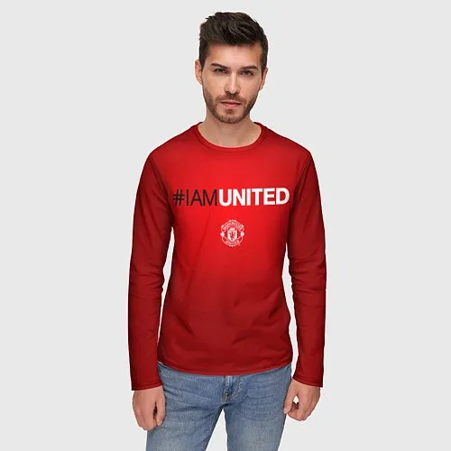 Мужские футболки с рукавом Манчестер Юнайтед