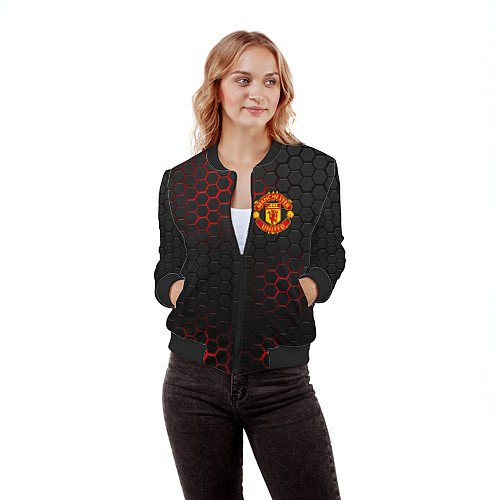 Женские куртки-бомберы Манчестер Юнайтед