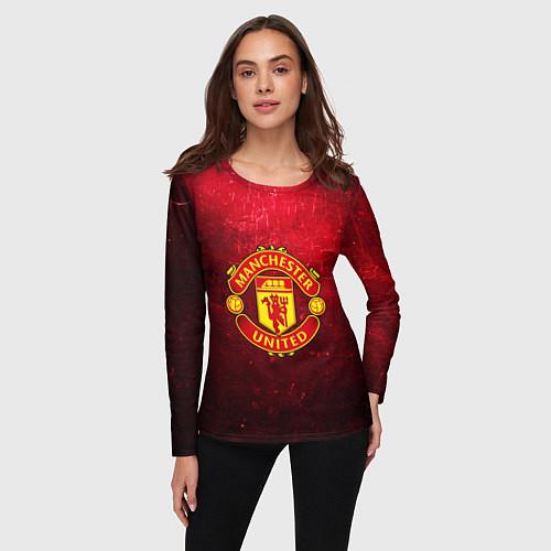 Женские футболки с рукавом Манчестер Юнайтед