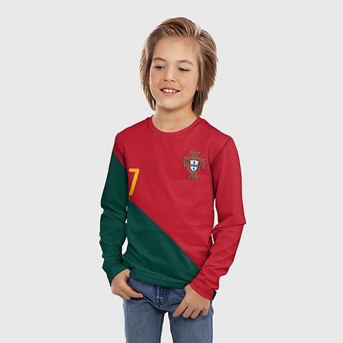 Детские футболки с рукавом Сборная Португалии