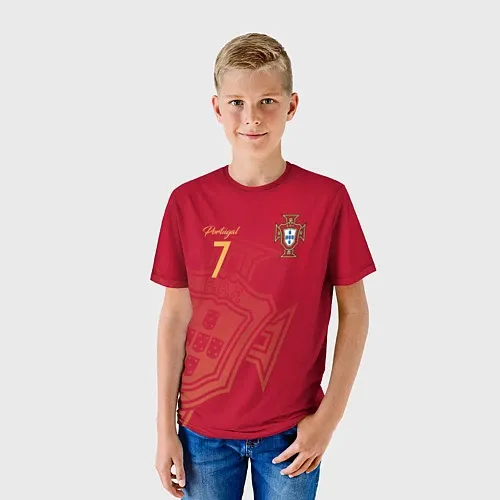Детские 3D-футболки Сборная Португалии