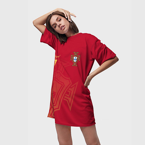 Женские 3D-футболки Сборная Португалии