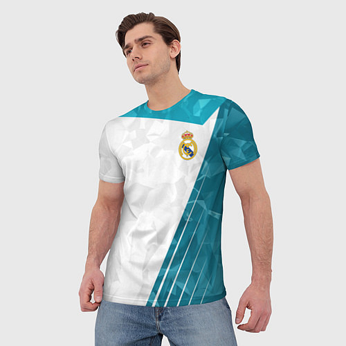 Мужские 3D-футболки Реал Мадрид