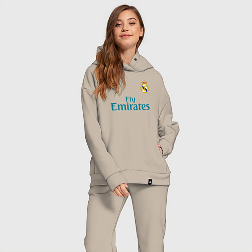 Женские хлопковые костюмы Реал Мадрид