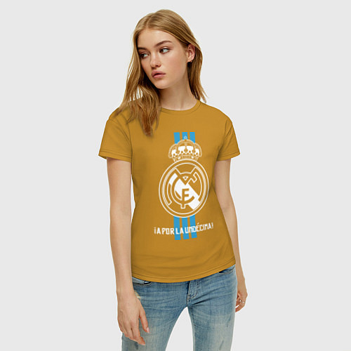 Женские хлопковые футболки Реал Мадрид