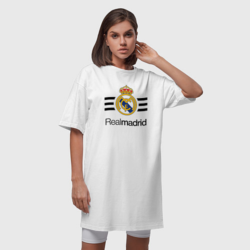 Женские длинные футболки Реал Мадрид