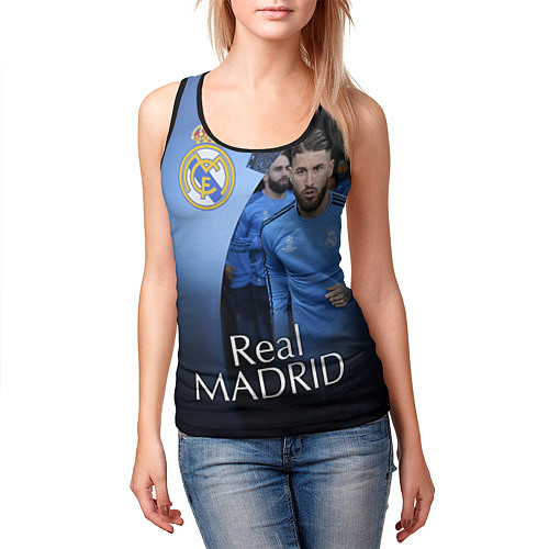 Женские майки-безрукавки Реал Мадрид