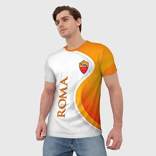 Мужские 3D-футболки Рома