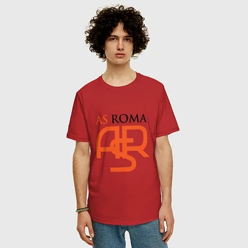 Мужские хлопковые футболки Рома