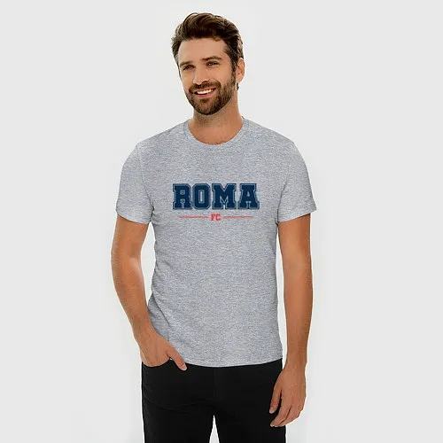 Мужские приталенные футболки Рома
