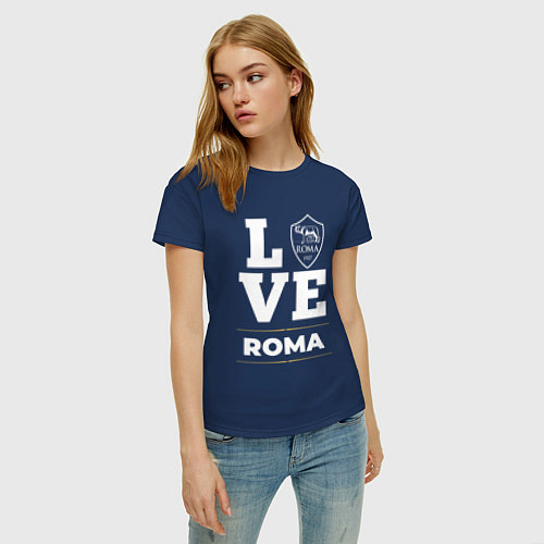 Женские хлопковые футболки Рома