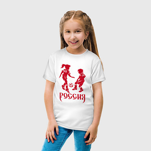 Детские хлопковые футболки Сборная России