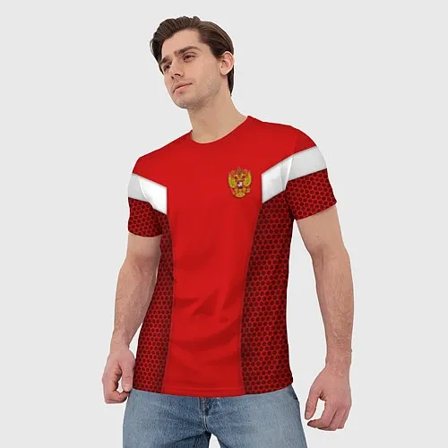 Мужские 3D-футболки Сборная России