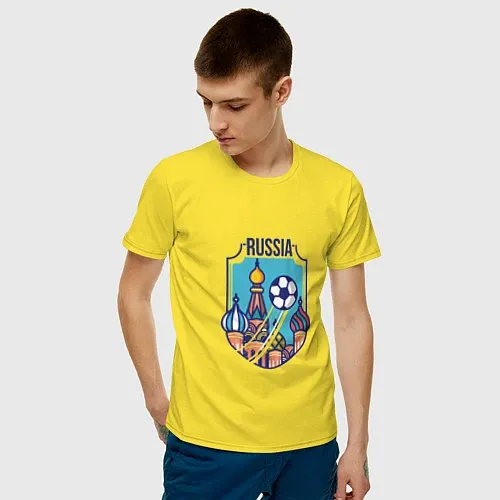 Мужские хлопковые футболки Сборная России