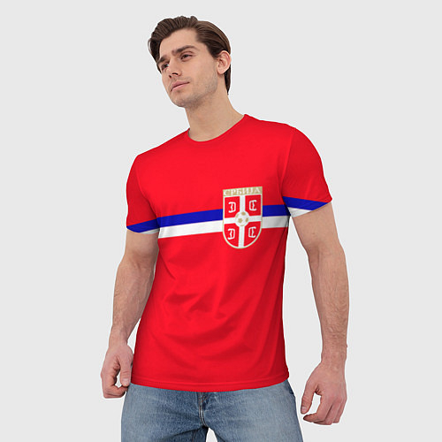 Мужские 3D-футболки Сборная Сербии