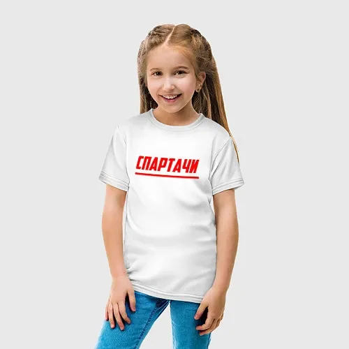 Детские хлопковые футболки Спартак