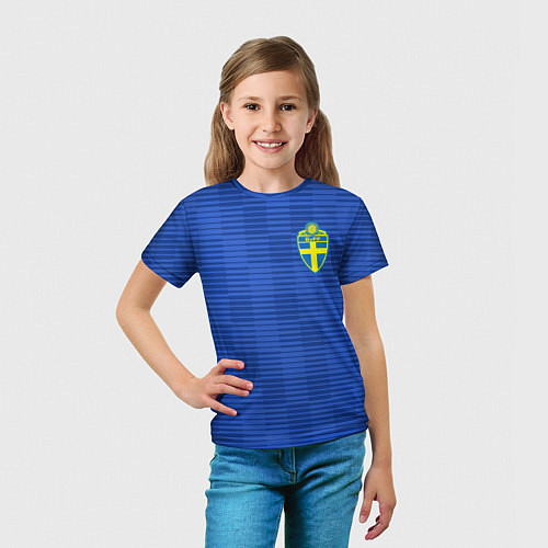 Детские 3D-футболки Сборная Швеции