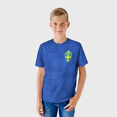 Детские 3D-футболки Сборная Швеции