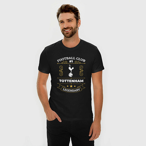 Мужские приталенные футболки Тоттенхэм Хотспур
