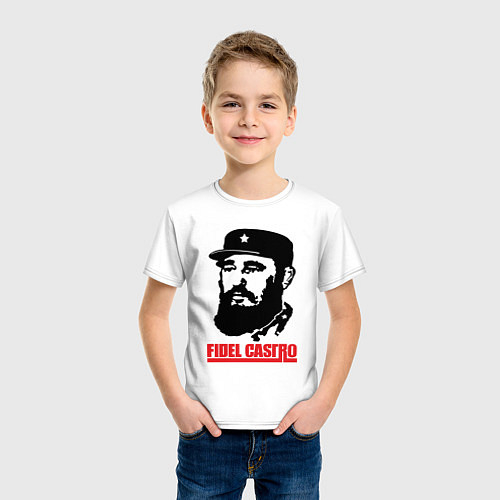 Детские хлопковые футболки Фидель Кастро