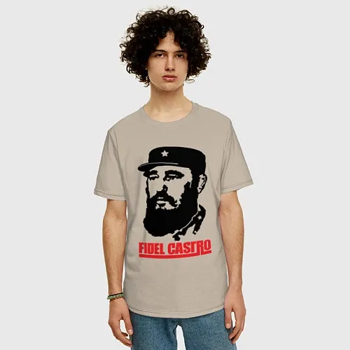 Мужские футболки оверсайз Фидель Кастро
